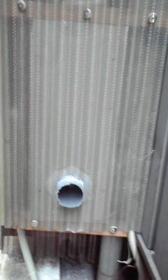 防音換気チャンバーの作り方　外壁の取付